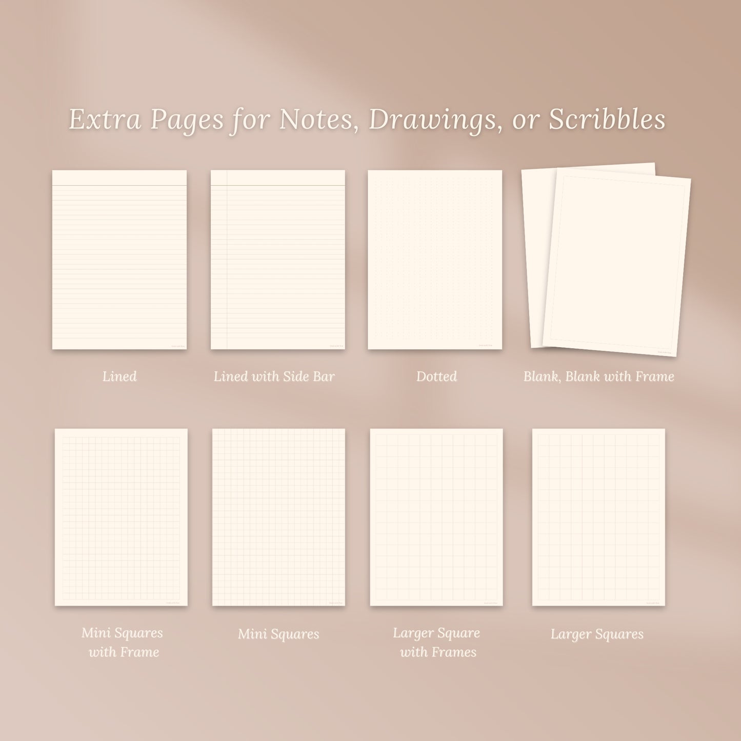 2025 Goals with Flow Digital Planner for reMarkable Paper Pro Tablet - Golden Dusk Series